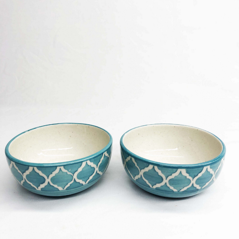 Aqua Moroccan Dinner Set (Set of 12)